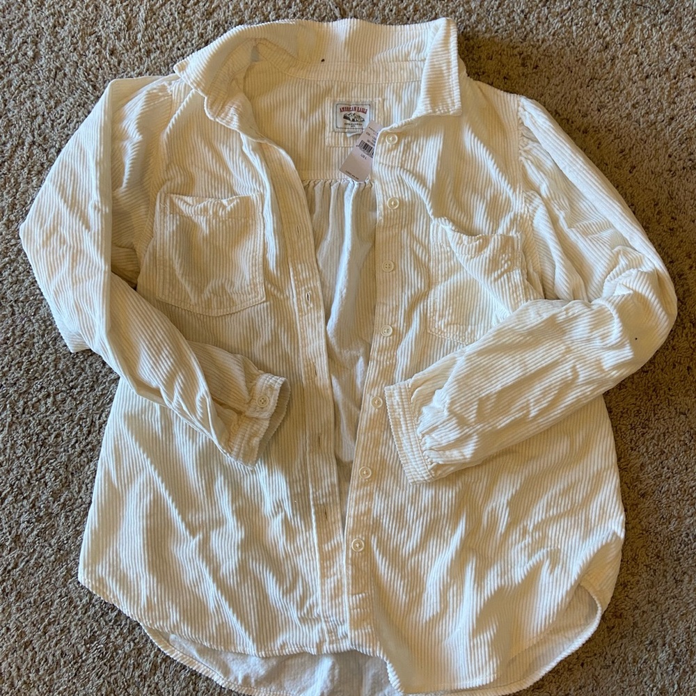 American Eagle buttonUp corduroy Shacket